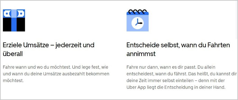 uber-versprechen