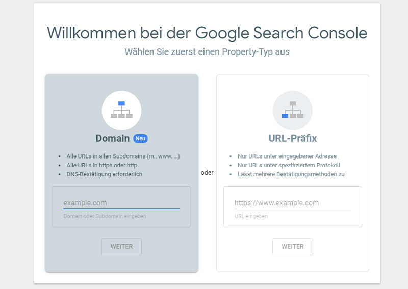 Nischenseite erstellen - Schritt für Schritt Anleitung zum Aufbau einer Nischenwebsite Google Search Console
