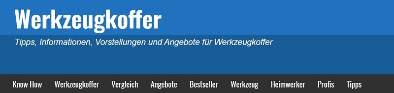 Nischenseite erstellen - Schritt für Schritt Anleitung zum Aufbau einer Nischenwebsite Navigationsmenü Nischenseite