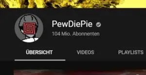 PewDiePie Abonnenten