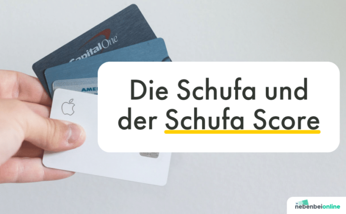 Die Schufa und der Schufa Score